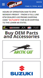 Mobile Screenshot of partsoutlaw.com